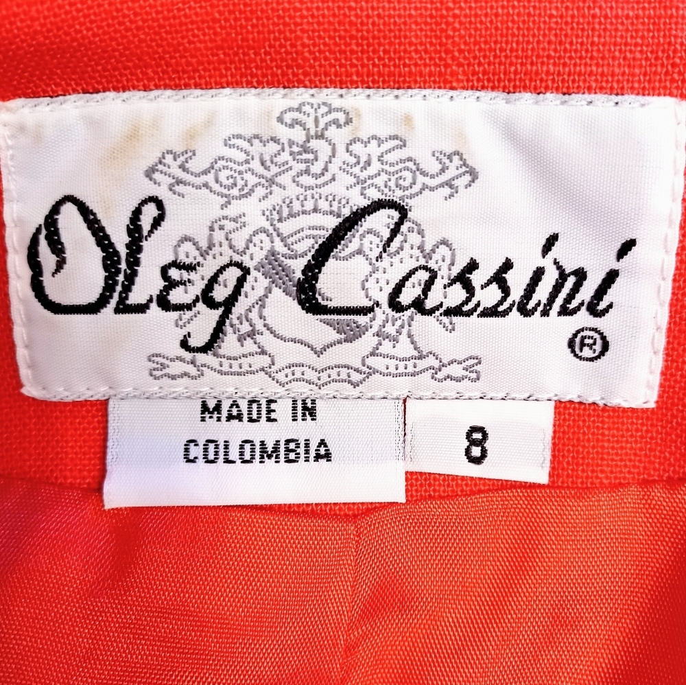 Oleg Cassini Skirt and Jacket Set - Size 8 - Picture 7 of 9
